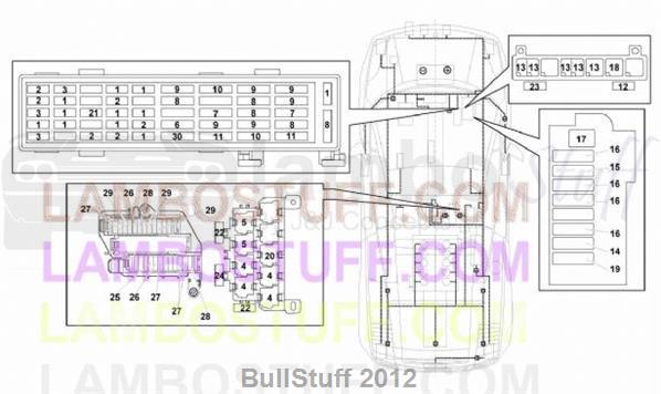 2013 Lamborghini GALLARDO LP 560-4 SPYDER FL II EUROPE ELECTRICAL SYSTEM (971.12.00)